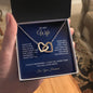 To My Wife - Interlocking Hearts Necklace