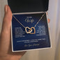 To My Wife - Interlocking Hearts Necklace