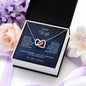 To My Wife - Interlocking Hearts Necklace