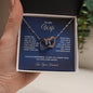 To My Wife - Interlocking Hearts Necklace