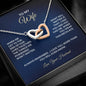 To My Wife - Interlocking Hearts Necklace