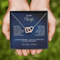To My Wife - Interlocking Hearts Necklace