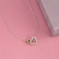To My Wife - Interlocking Hearts Necklace