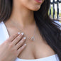 To My Wife - Interlocking Hearts Necklace