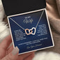 To My Wife - Interlocking Hearts Necklace