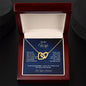To My Wife - Interlocking Hearts Necklace