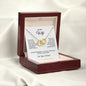 To My Wife - Interlocking Hearts Necklace