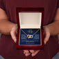 To My Wife - Interlocking Hearts Necklace
