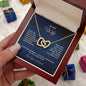 To My Wife - Interlocking Hearts Necklace