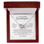 To My Beautiful Granddaughter - Interlocking Hearts Necklace