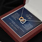 To My Wife - Interlocking Hearts Necklace
