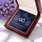 To My Wife - Interlocking Hearts Necklace