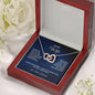 To My Wife - Interlocking Hearts Necklace