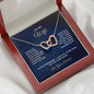To My Wife - Interlocking Hearts Necklace