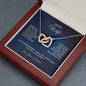 To My Wife - Interlocking Hearts Necklace