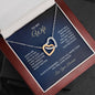 To My Wife - Interlocking Hearts Necklace