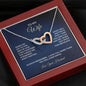 To My Wife - Interlocking Hearts Necklace
