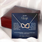 To My Wife - Interlocking Hearts Necklace