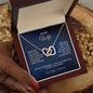 To My Wife - Interlocking Hearts Necklace