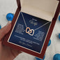 To My Wife - Interlocking Hearts Necklace