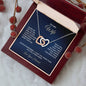 To My Wife - Interlocking Hearts Necklace