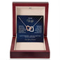 To My Wife - Interlocking Hearts Necklace