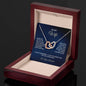 To My Wife - Interlocking Hearts Necklace