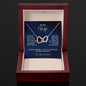 To My Wife - Interlocking Hearts Necklace