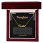 Daughter - The Proudest Moment - Custom Name Necklace