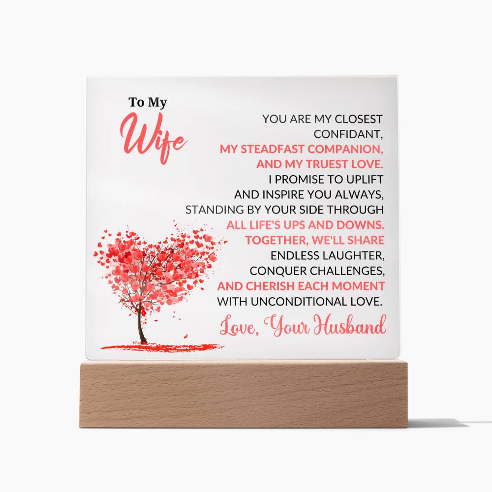 To My Wife - Acrylic Square