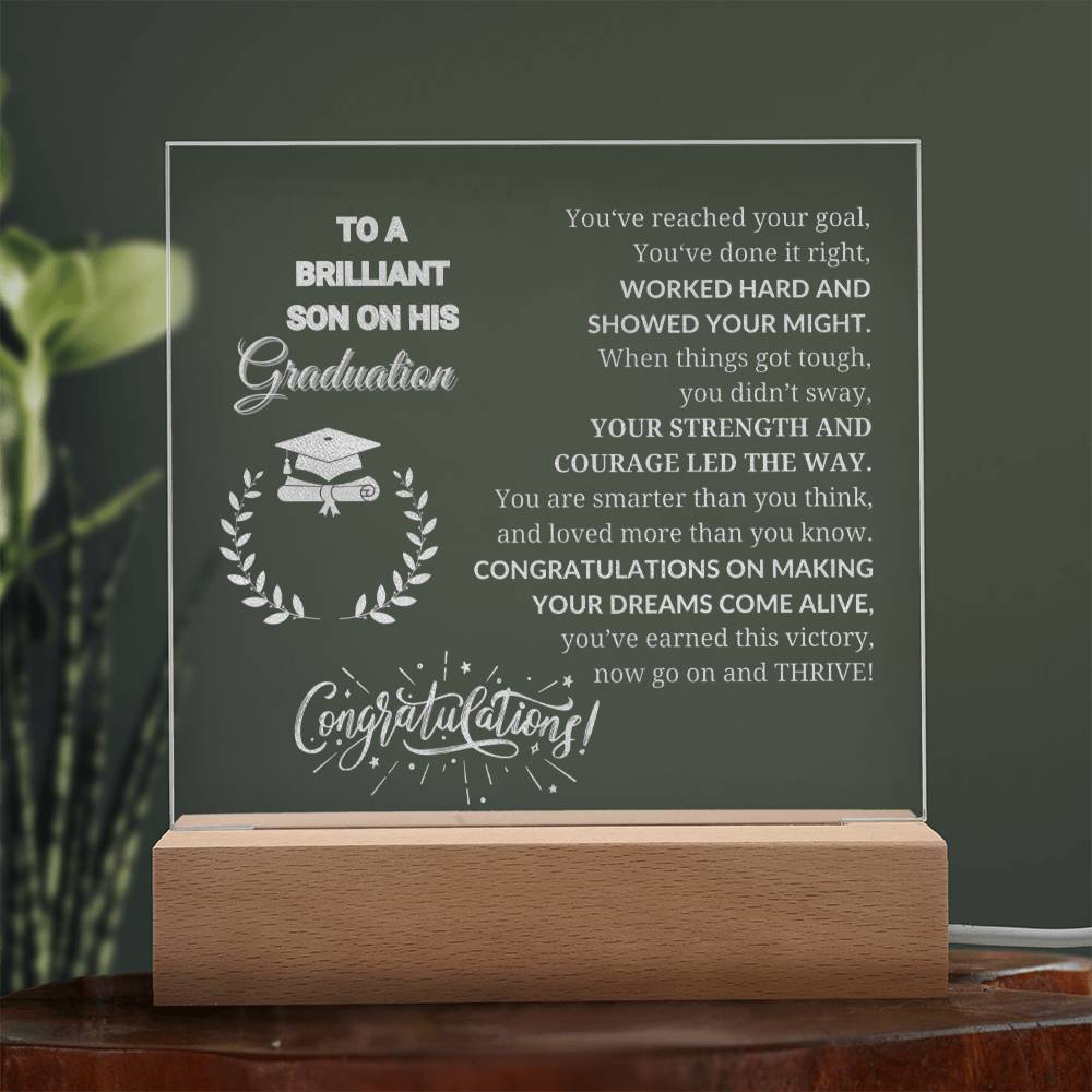 Graduation Acrylic Gift For Him