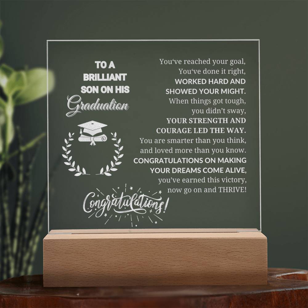 Graduation Acrylic Gift For Him