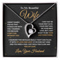 To My Beautiful Wife - Forever Love Necklace