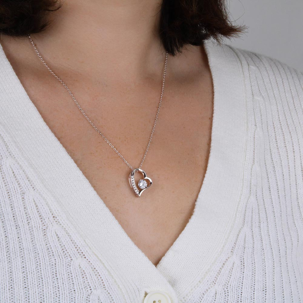 To My Beautiful Wife - Forever Love Necklace