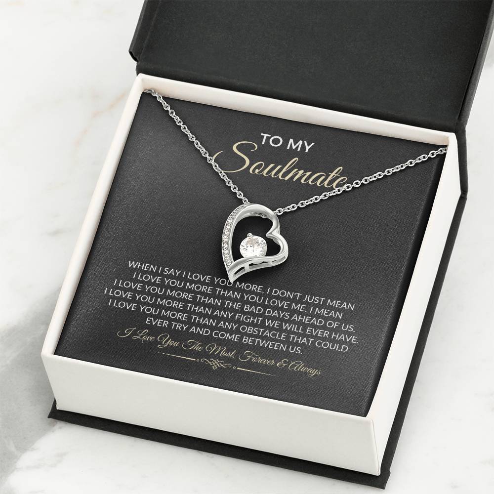 To My Soulmate - Forever Love Necklace