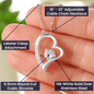 To My Beautiful Wife - Forever Love Necklace