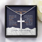 Superhero Father - You Are The World - Artisan Cross Necklace