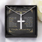 Superhero Father - You Are The World - Artisan Cross Necklace