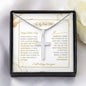 Son - Happy Father's Day - Artisan Cross Necklace
