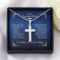 Superhero Father - You Are The World - Artisan Cross Necklace