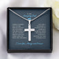 To My Amazing Dad - Happy Father's Day - Artisan Cross Necklace