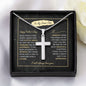 Son - Happy Father's Day - Artisan Cross Necklace