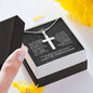 To My Loving Dad - My First Love - Artisan Cross Necklace