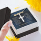 Father Of The Bride - Thank You - Artisan Cross Necklace