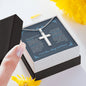 To My Man - My Missing Piece - Artisan Cross Necklace