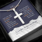 Superhero Father - You Are The World - Artisan Cross Necklace