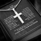To My Loving Dad - My First Love - Artisan Cross Necklace