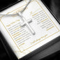 Son - Happy Father's Day - Artisan Cross Necklace