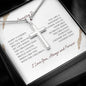 To My Amazing Dad - Happy Father's Day - Artisan Cross Necklace
