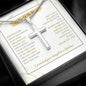 Father Of The Bride - Thank You - Artisan Cross Necklace